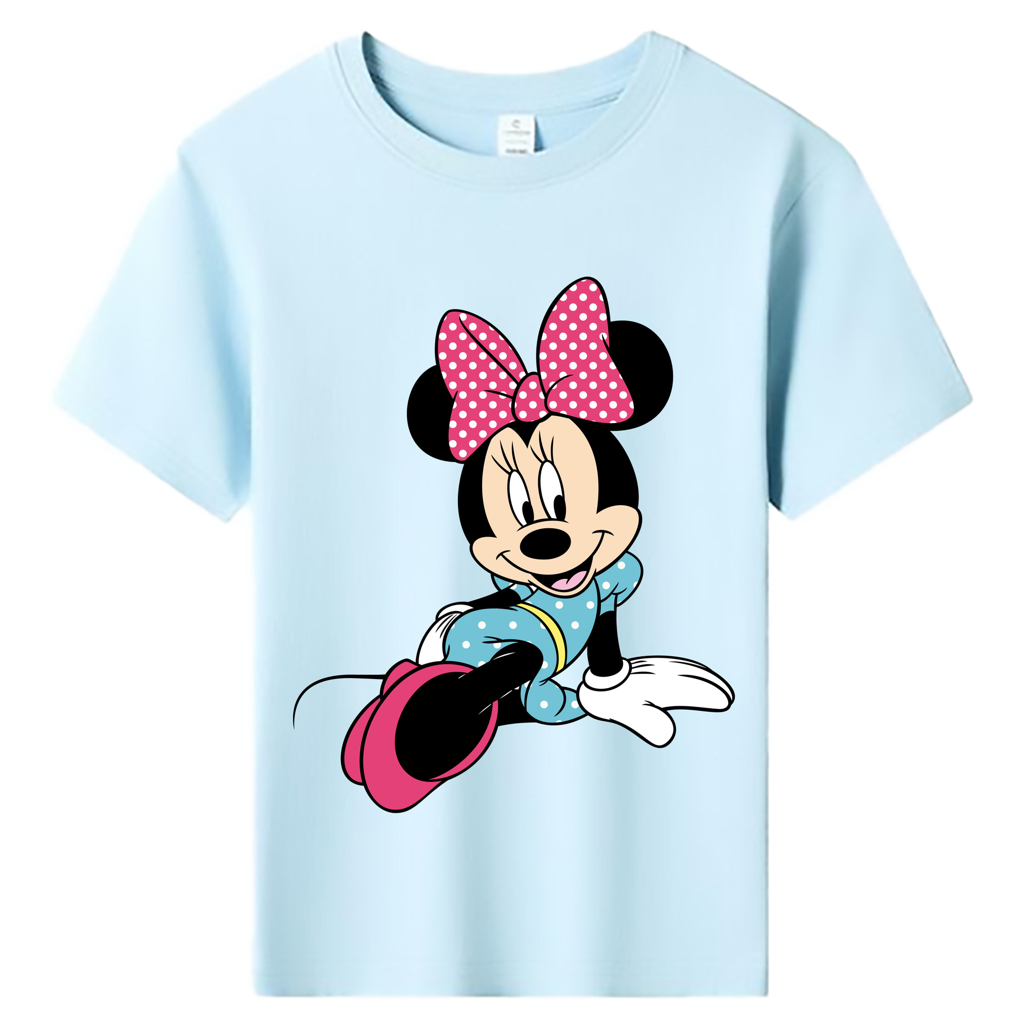 ミッキーマウス Mickey Mouse 綿100％キッズTシャツ（フロントプリント）